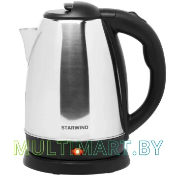 Электрочайник StarWind SKS1053 (серебристый/черный)